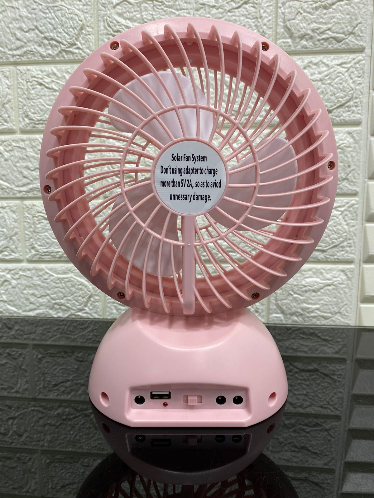 Miniatura 4 de VENTILADOR CON LUZ Y PANEL SOLAR